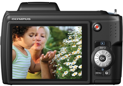 Olympus SP-620UZ Digital Camera - back