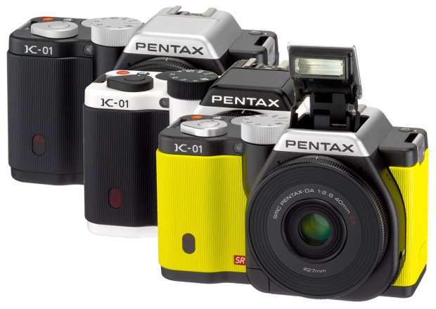 PENTAX K-01 Interchangeable Lens Digital Camera - colors