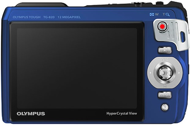 Olympus Tough TG-820 iHS Rugged Digital Camera - Back