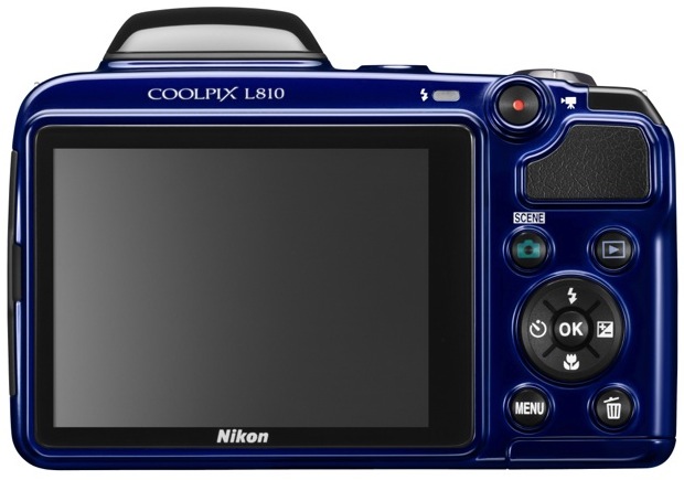 Nikon COOLPIX L810 Digital Camera - Back