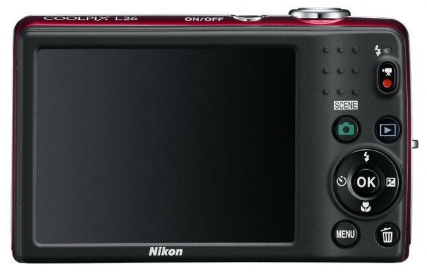 Nikon COOLPIX L26 Digital Camera - Back