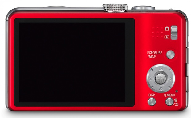 Panasonic LUMIX DMC-ZS20 and Digital Camera - back
