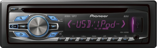 Pioneer DEH-3400UB Single-CD Car Receiver