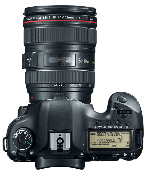 Canon EOS 5D Mark III Digital SLR Camera - Top