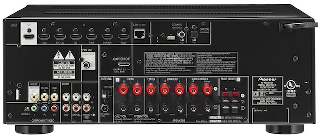 Pioneer VSX-1022 A/V Receiver - Back