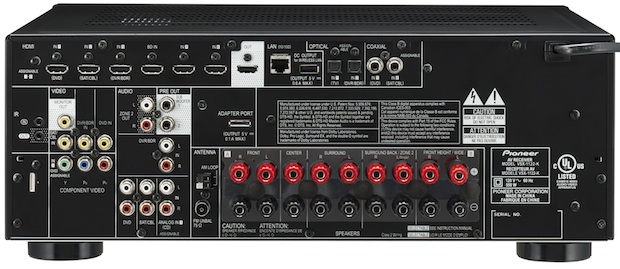 Pioneer VSX-1122 A/V Receiver - Back