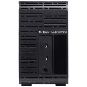 WD My Book Thunderbolt Duo External Hard Drive - Back