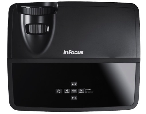 InFocus IN122 and IN124 DLP Projectors - Top