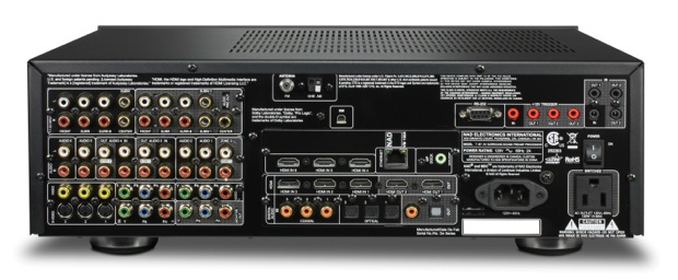 NAD T 187 Surround Sound Preamplifier/Processor - Back