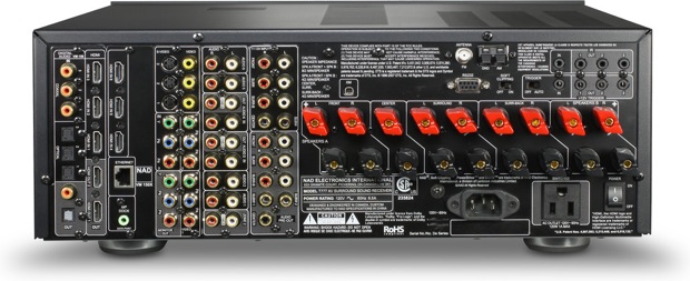 NAD T 777 A/V Receiver - back