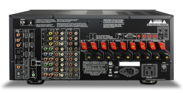 NAD T 787 A/V Receiver - back