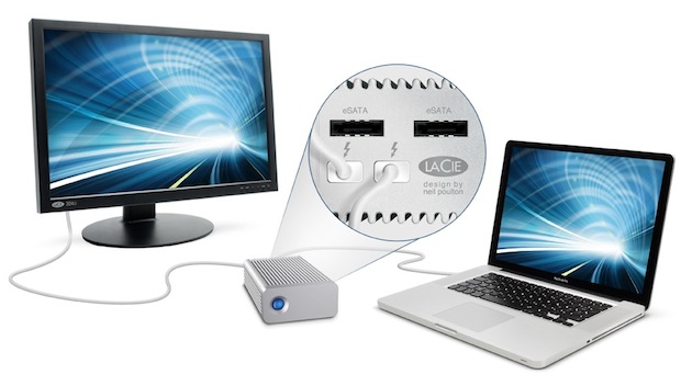 LaCie eSATA Hub Thunderbolt Series Peripheral Daisy Chain