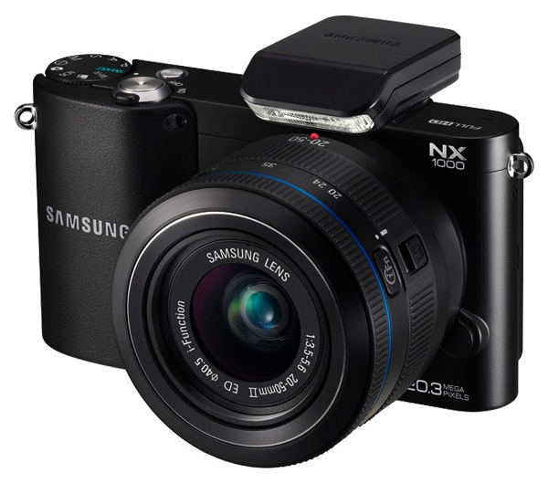 Samsung NX1000 Interchangeable Lens Wi-Fi Digital Camera - Black