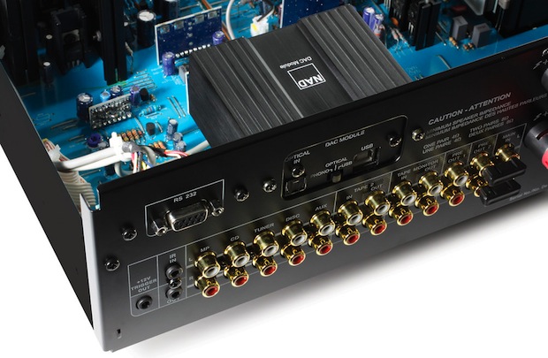 NAD C 356DAC Integrated Amplifier - Back
