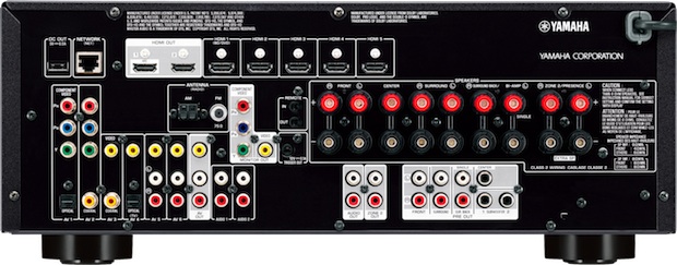 Yamaha RX-V773WA A/V Receiver - Back