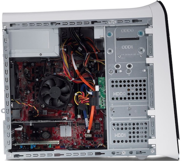 Dell XPS 8500 Desktop PC - Side Open