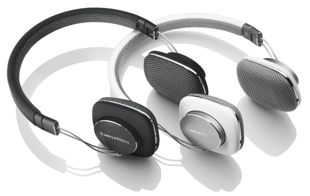 Bowers & Wilkins P3 Headphones - white and black