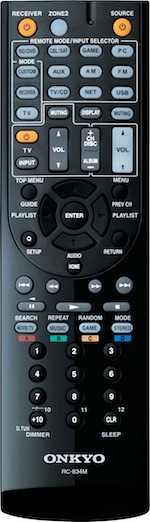 Onkyo RC-834M Remote Control