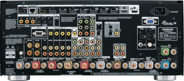 Onkyo TX-NR5010 A/V Receiver - back