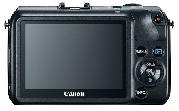 Canon EOS M Interchangeable Lens Digital Camera - Back