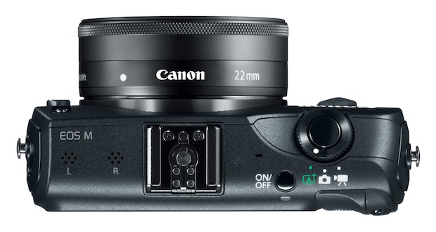 Canon EOS M Interchangeable Lens Digital Camera - Top