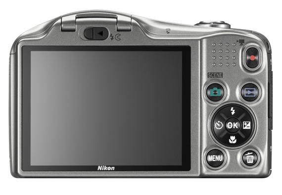 Nikon COOLPIX L610 Digital Camera - Back Silver