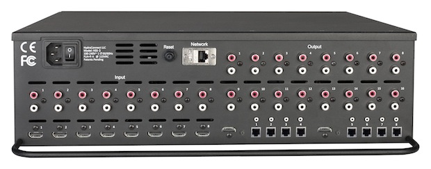 HydraConnect HSS-3 HDMI Matrix Processor - Rear