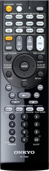 Onkyo TX-SR607 Remote Control