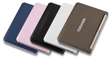 Toshiba mini NB205 colors