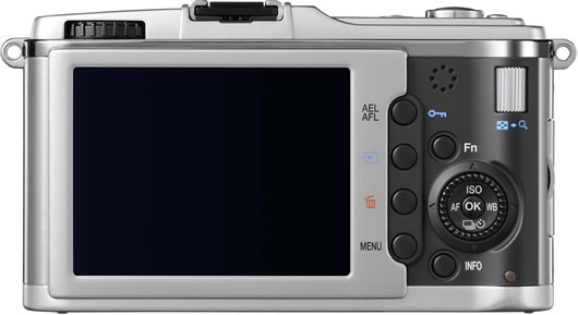 Olympus Pen E-P1 - Back