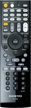 Onkyo HT-RC160 A/V Receiver Remote Control