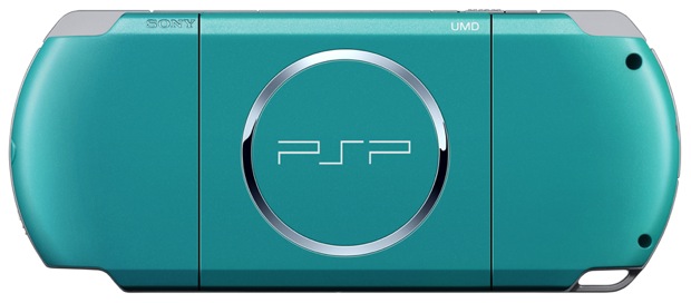 Sony PSP - Turquoise Green - back