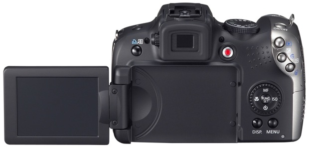 Canon PowerShot SX20 IS Digital Camera - Back