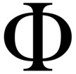 Greek Letter PHI