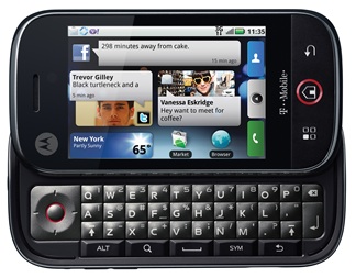 Motorola CLIQ With MOTOBLUR Smartphone