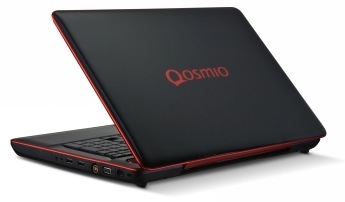 Toshiba Qosmio X500 Laptop - Back