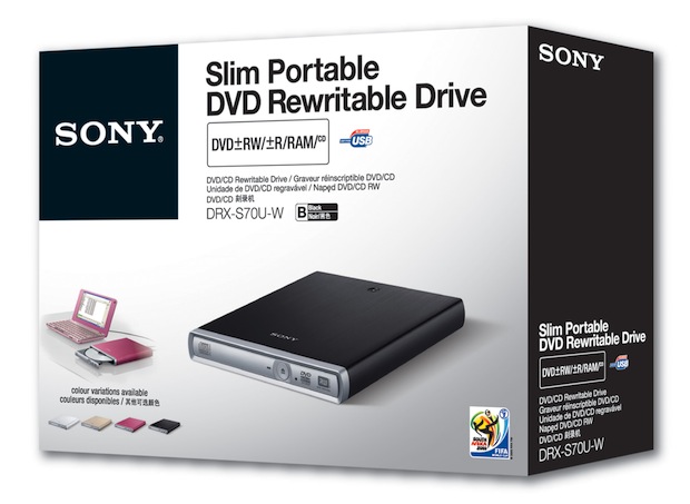 Sony DRX-S70U-W External DVD CD Recorder Drive Box