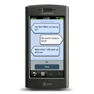Garmin nuvifone G60 - Texting