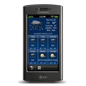 Garmin nuvifone G60 - Weather