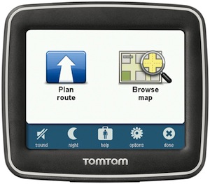 TomTom Start Screen