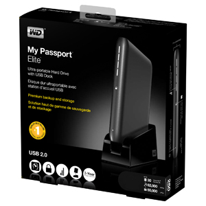 WD My Passport Elite Portable Hard Drive - Packaging