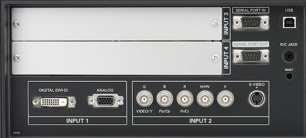 Sanyo PLC-XF1000 3LCD Projector - Inputs