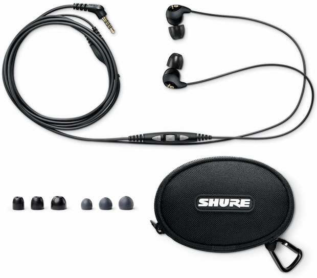 Shure SE115m+ Sound Isolating Headset with Remote and Mic Accessories