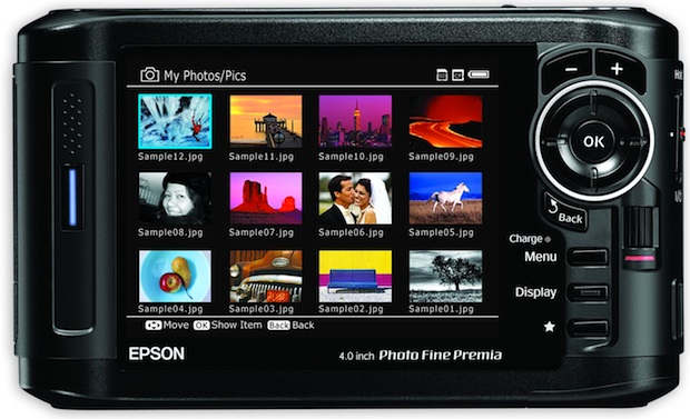 Epson P-7000 Multimedia Photo Viewer - Back