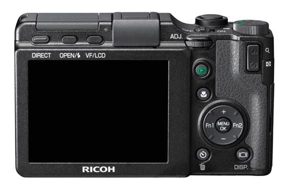 Ricoh GXR Digital Camera - Back