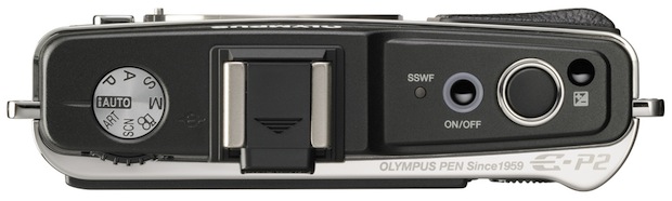 Olympus PEN E-P2 - top view