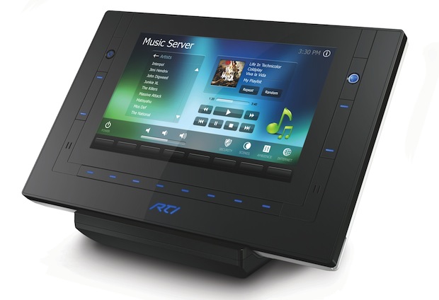 RTI ST-7 Universal System Controller in Dock