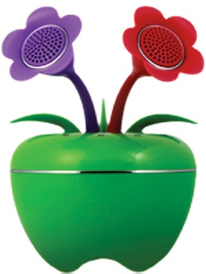 Speakal iPom Apple Shaped Speakers - Green