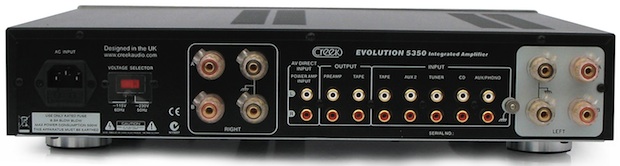 Creek Audio Evolution 5350 Integrated Amplifier - Rear