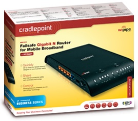CradlePoint MBR1200 Failsafe Gigabit N Router Packaging